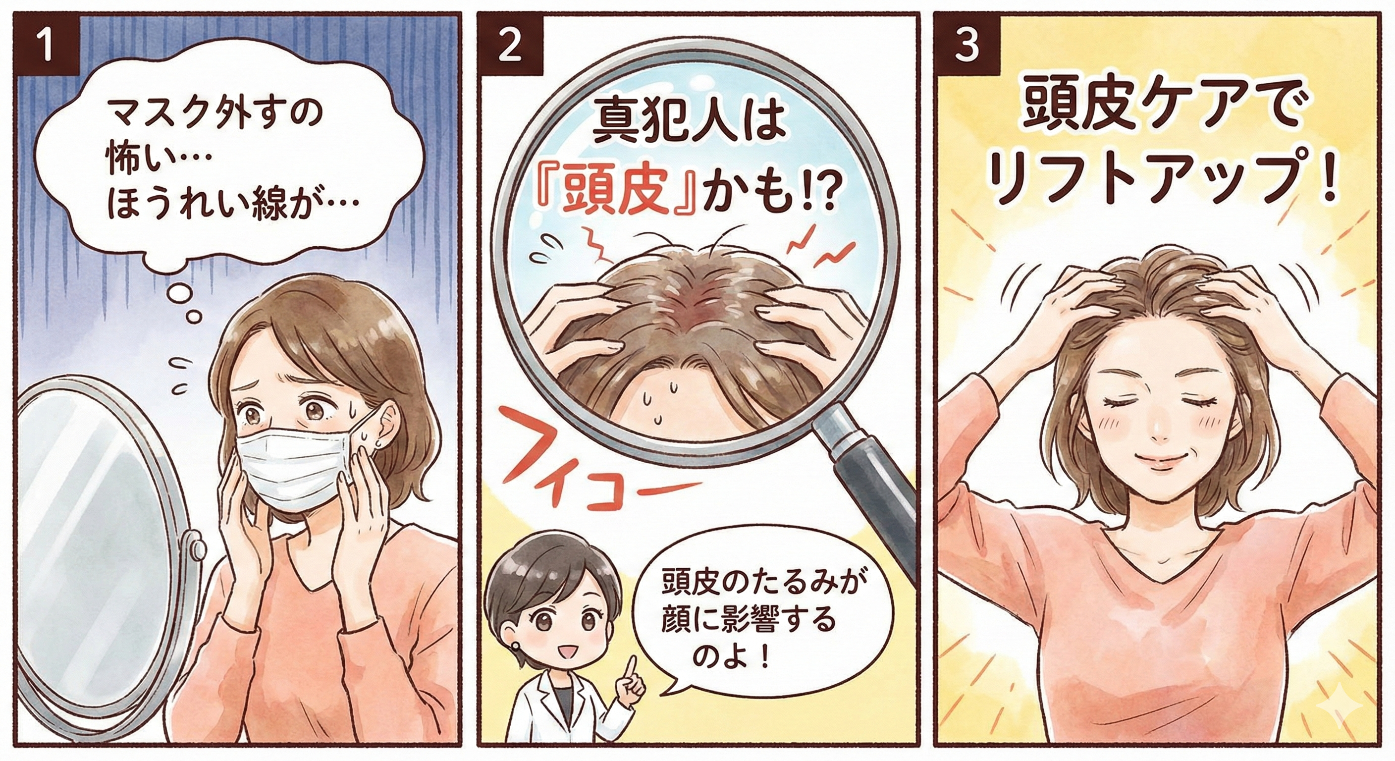 マスクほうれい線